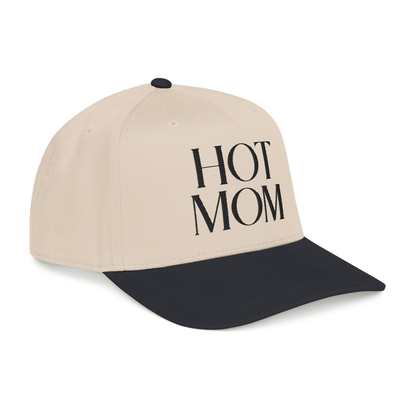 Hot Mom Logo Hat (Natural/Black)