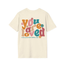 Load image into Gallery viewer, YouAreLoved Flowers T-Shirt (Natural)