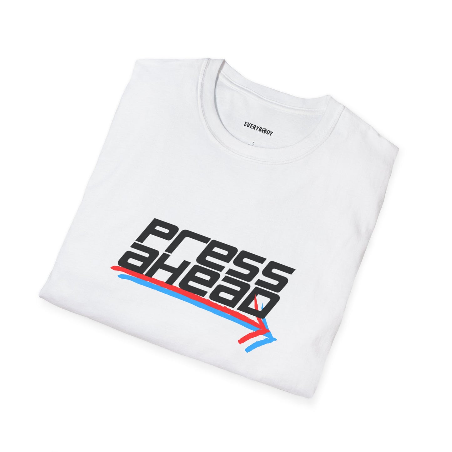 PRESS AHEAD Arrow T-Shirt (White)