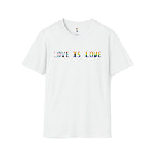 Load image into Gallery viewer, Love is Love PRIDE T-Shirt (White) - For Everybody LLC