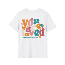 Load image into Gallery viewer, YouAreLoved Flowers T-Shirt (White)