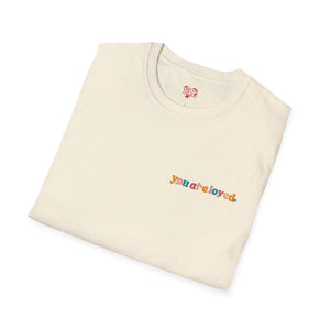YouAreLoved Flowers T-Shirt (Natural)