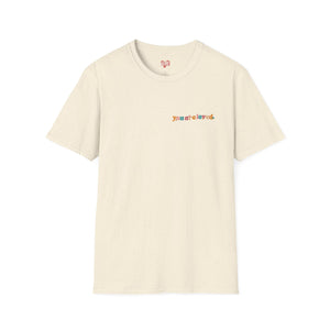 YouAreLoved Flowers T-Shirt (Natural)