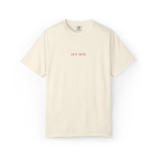 Hot Mom T-Shirt (Coral Logo)