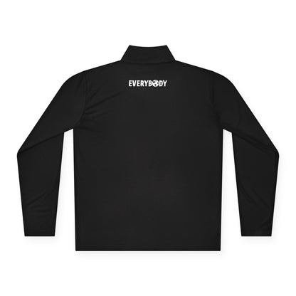 For Everybody Signature Quarter-Zip Pullover (Black)