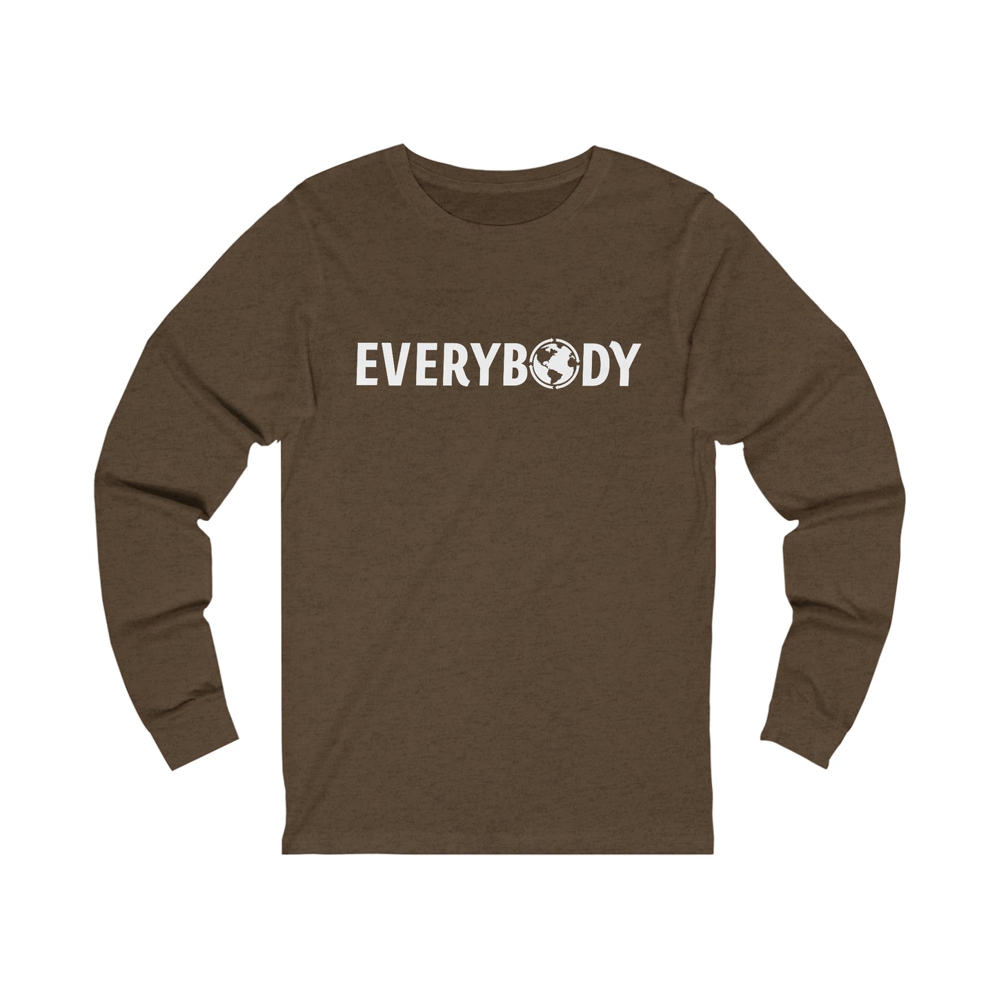 For Everybody Signature Long Sleeve Shirt (Brown) - For Everybody LLC