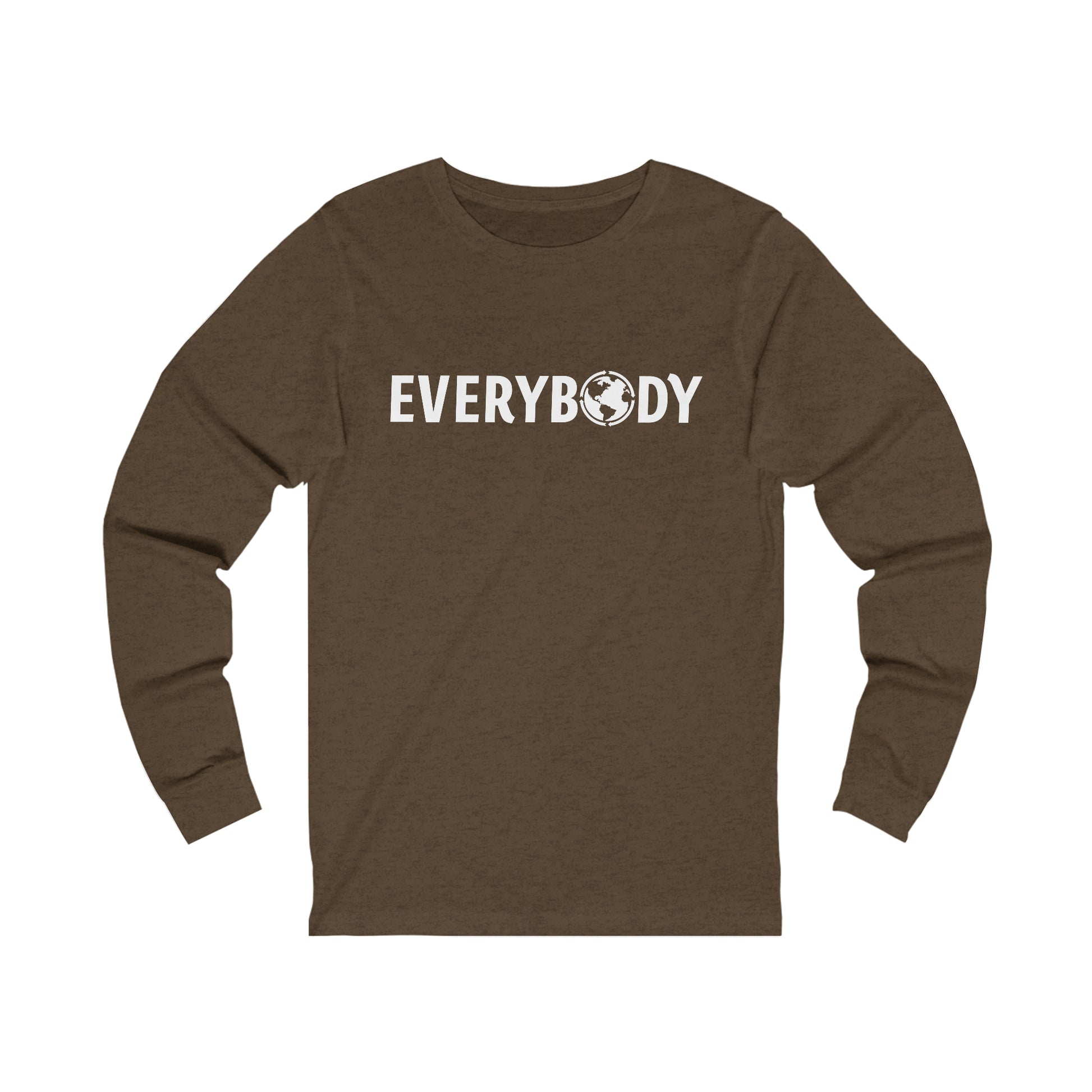 For Everybody Signature Long Sleeve Shirt (Brown) - For Everybody LLC