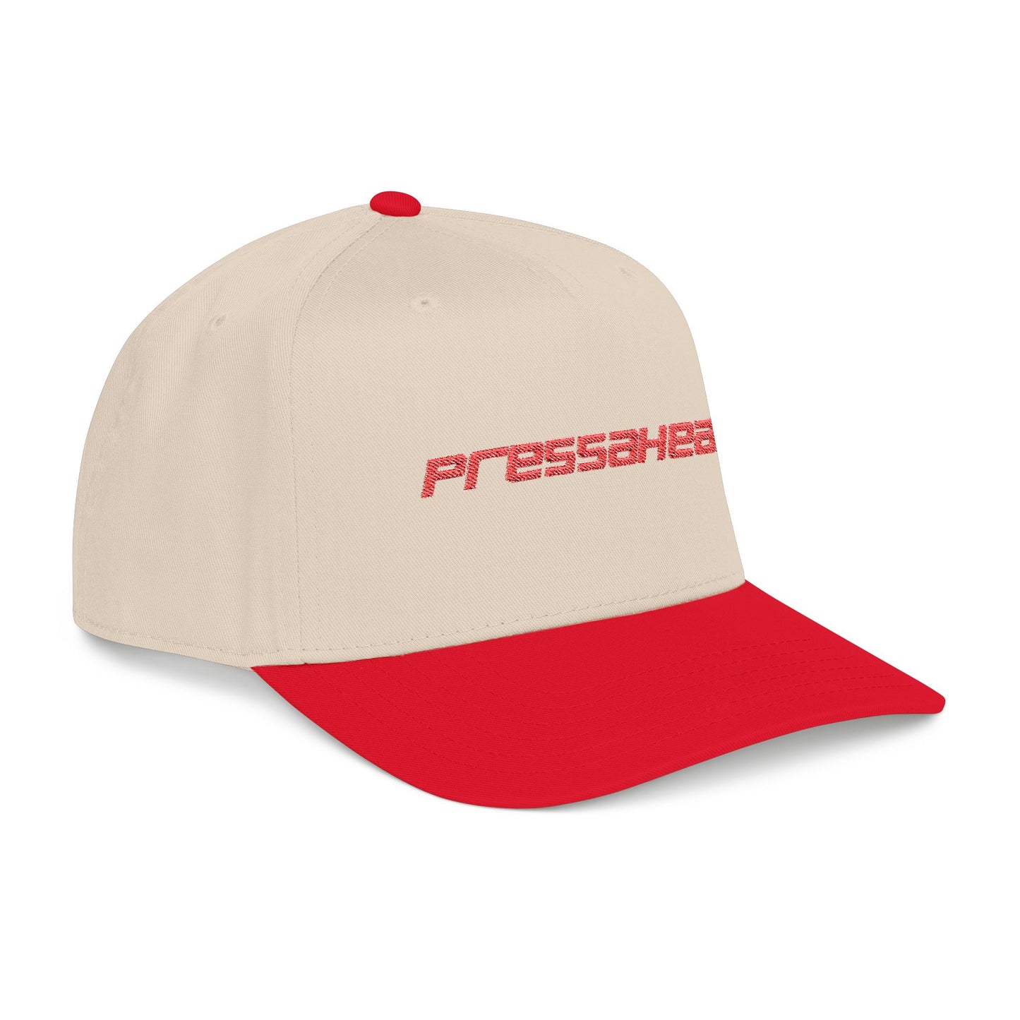PRESS AHEAD Core Logo Hat (Natural/Red)