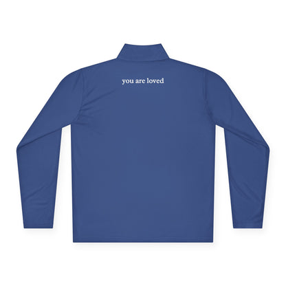 YouAreLoved Quarter-Zip Pullover (Blue)