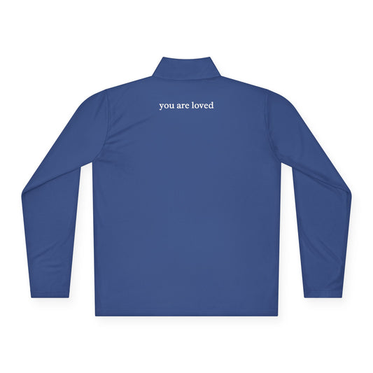 YouAreLoved Quarter-Zip Pullover (Blue)