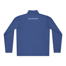 Load image into Gallery viewer, YouAreLoved Quarter-Zip Pullover (Blue)
