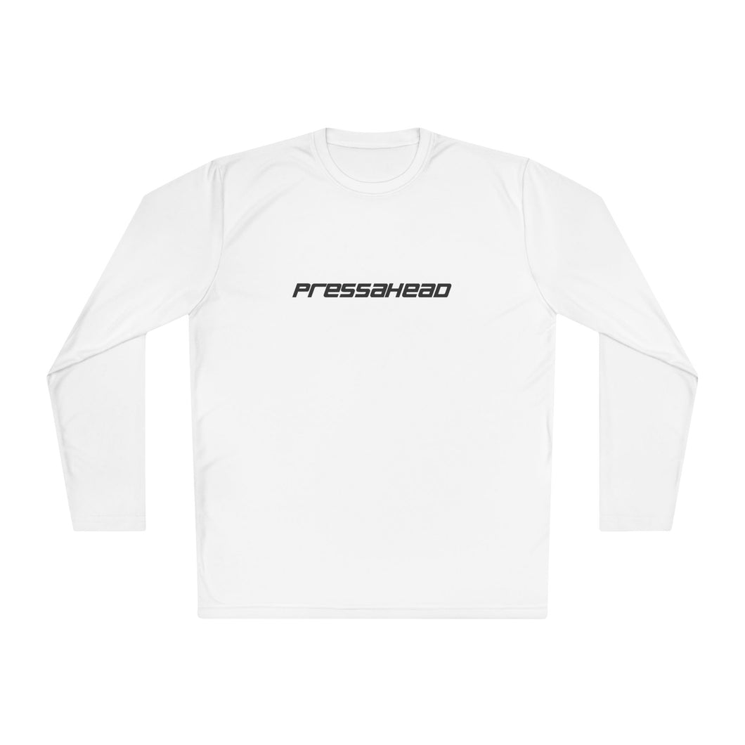 PRESS AHEAD Performance Long Sleeve T-Shirt (White)