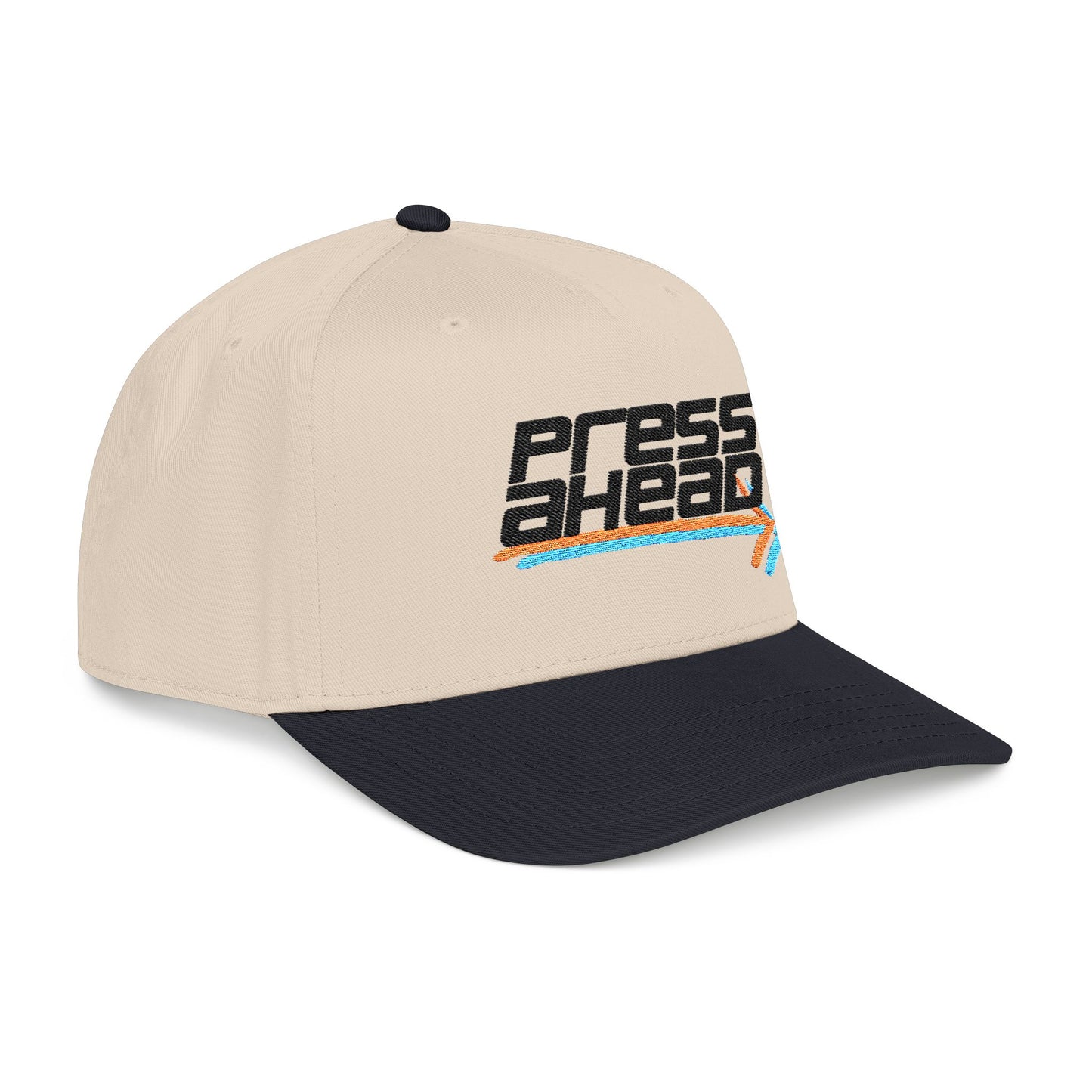 PRESS AHEAD Arrow Hat (Natural/Black)