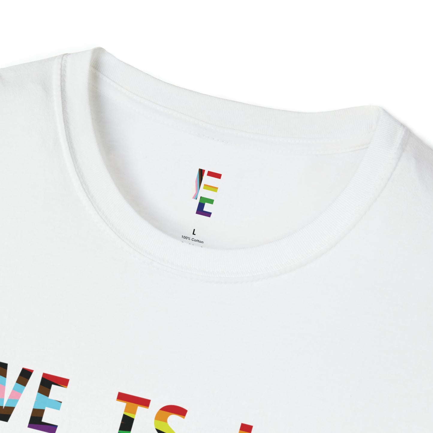 Love is Love PRIDE T-Shirt (White) - For Everybody LLC