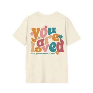 YouAreLoved Flowers T-Shirt (Natural)