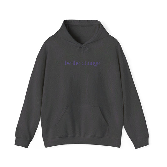 Be the Change Hoodie (Dark Heather)