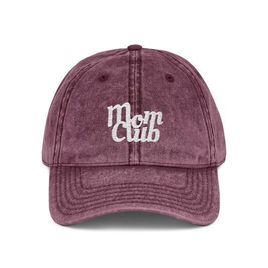 For the Mom's Vintage Hat (Maroon)
