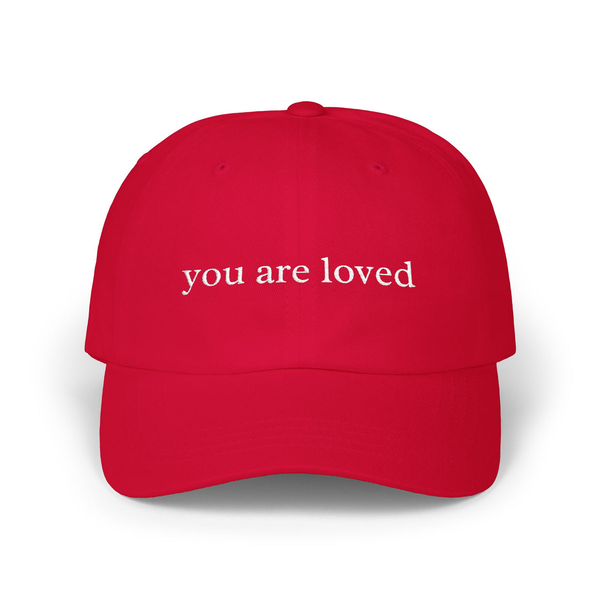 Dad Red Color YouAreLoved Dad Hat (Red) – For Everybody | Shop