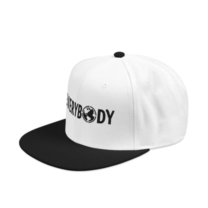 For Everybody Snapback (White/Black)