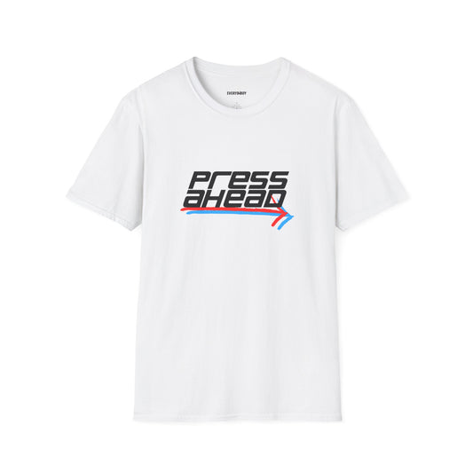 PRESS AHEAD Arrow T-Shirt (White)