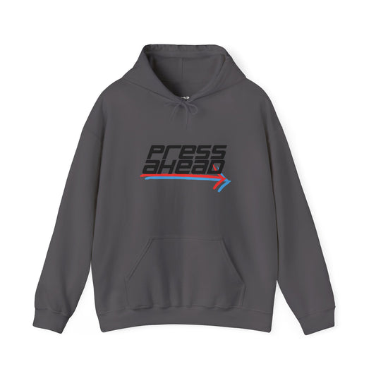 PRESS AHEAD Arrow Hoodie (Charcoal)