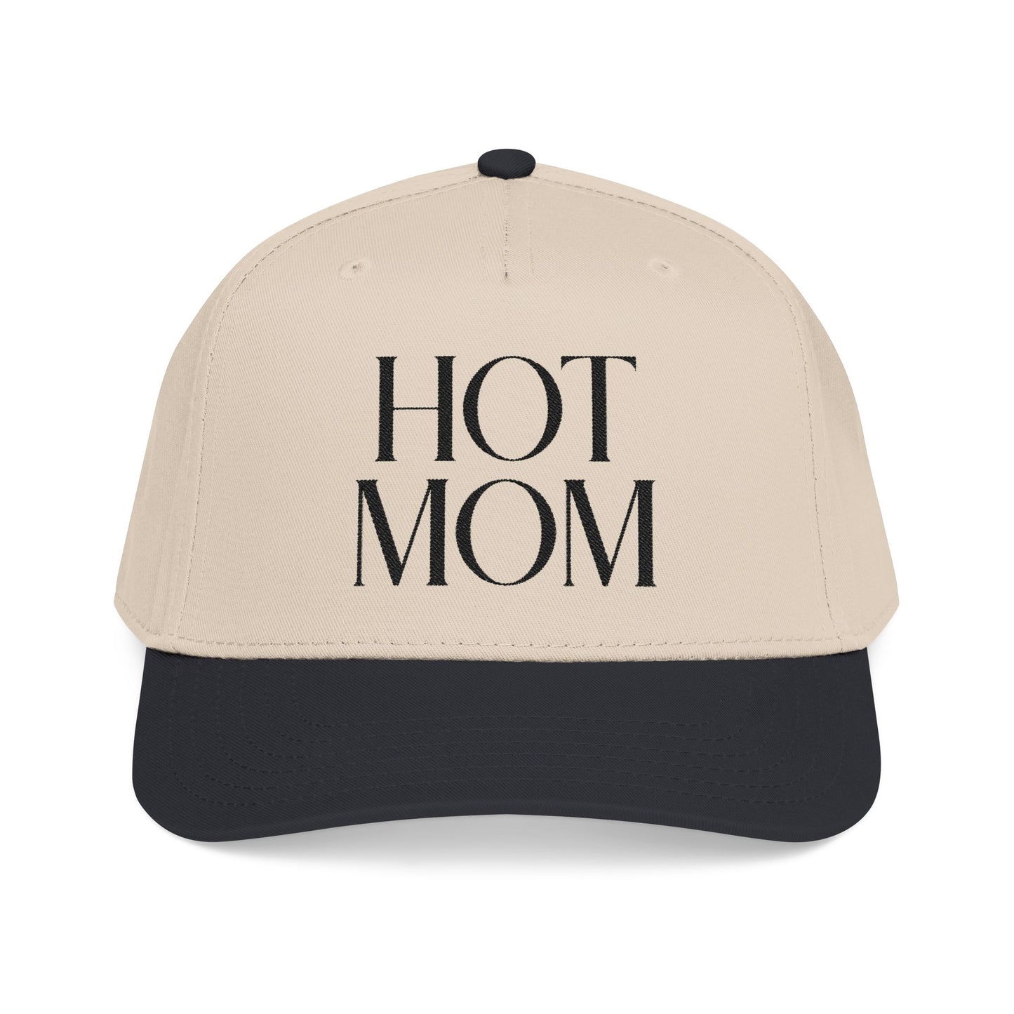 Hot Mom Logo Hat (Natural/Black)