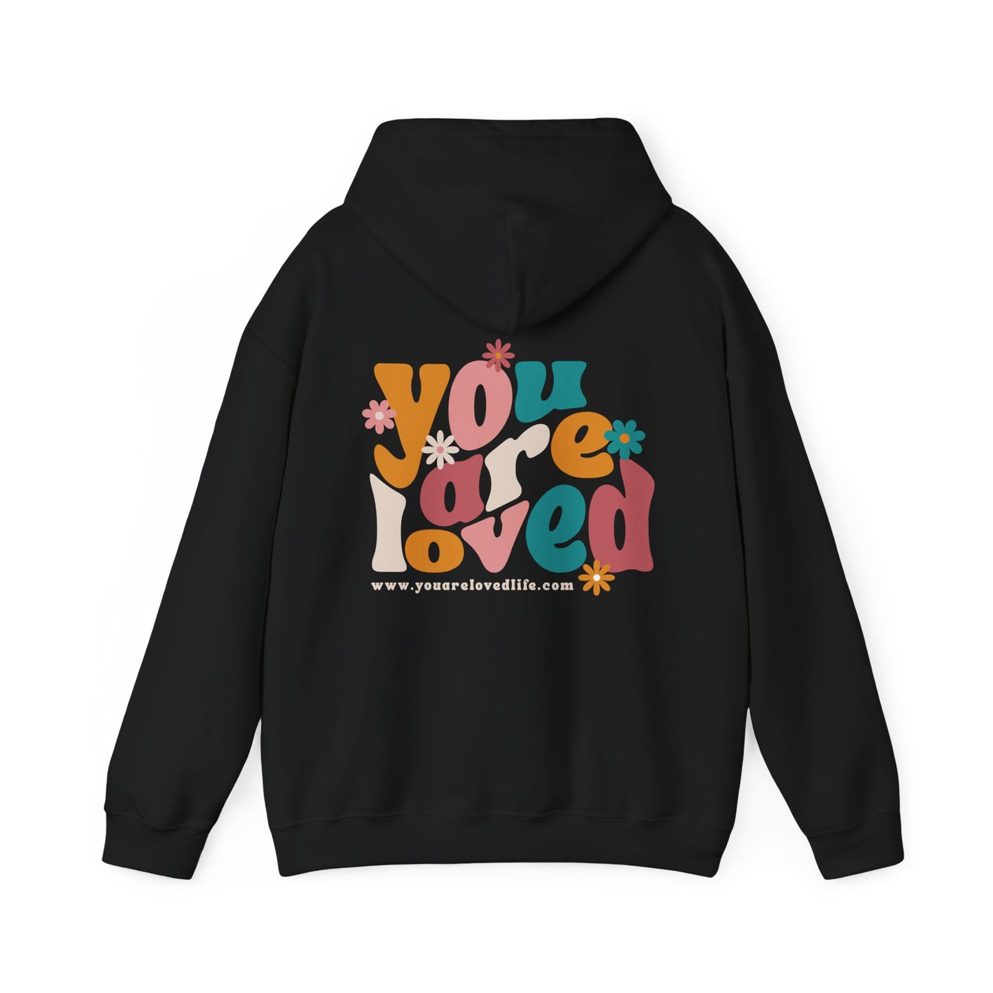 YouAreLoved Flowers Hoodie (Black)