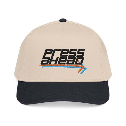 PRESS AHEAD Arrow Hat (Natural/Black)