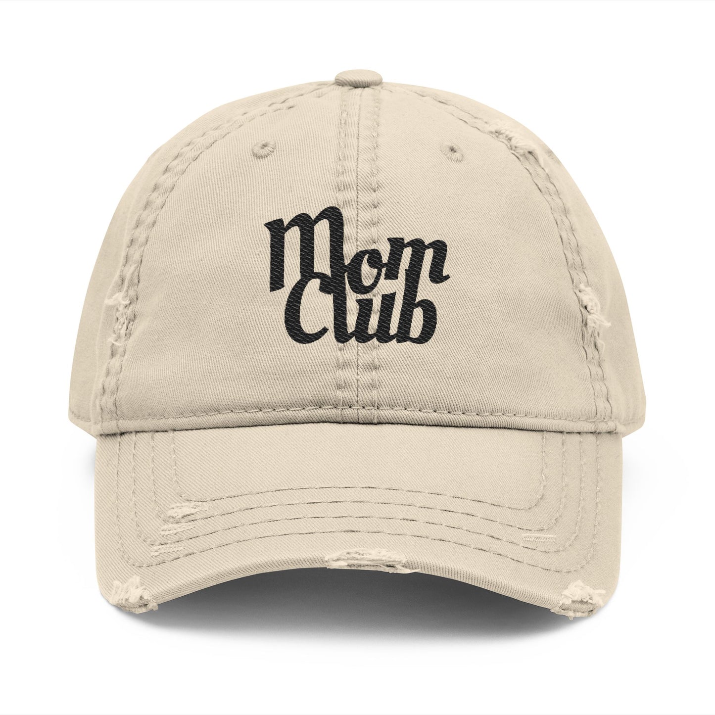 For the Mom's Distressed Dad Hat (Khaki)