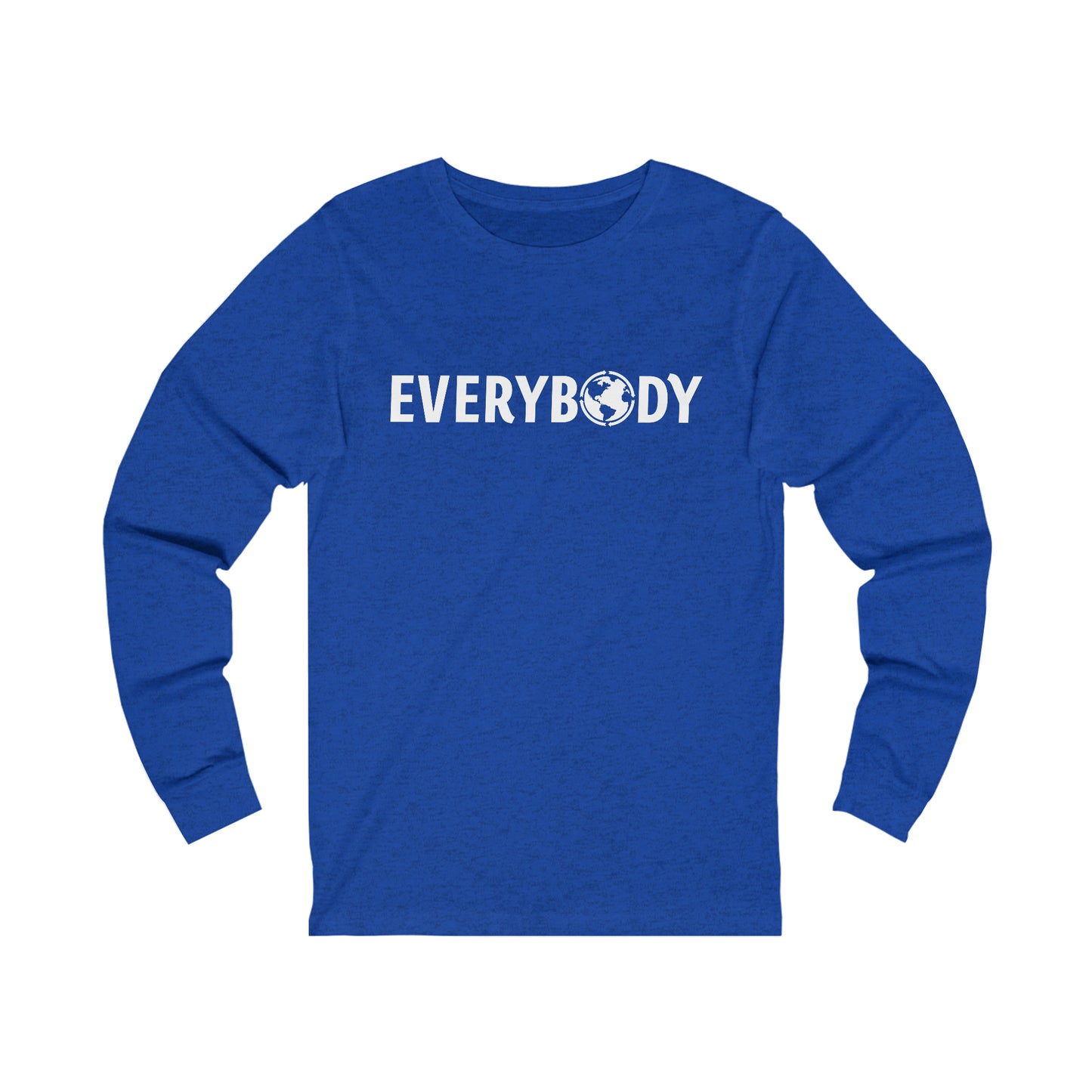 For Everybody Signature Long Sleeve Shirt (Blue) - For Everybody LLC