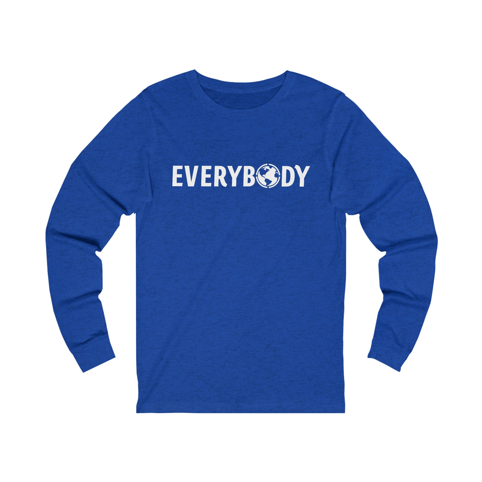For Everybody Signature Long Sleeve Shirt (Blue) - For Everybody LLC