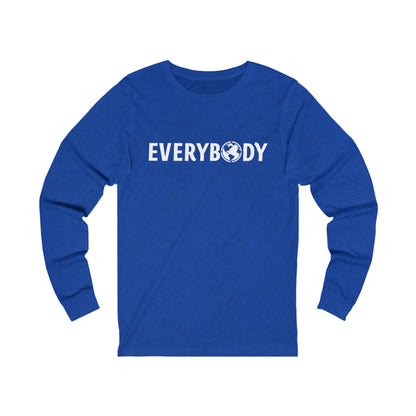 For Everybody Signature Long Sleeve Shirt (Blue) - For Everybody LLC