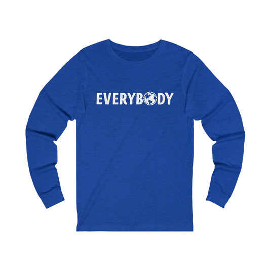 For Everybody Signature Long Sleeve Shirt (Blue) - For Everybody LLC