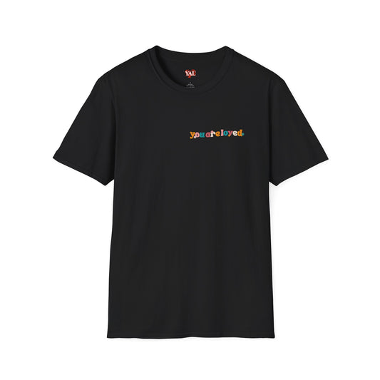 YouAreLoved Flowers T-Shirt (Black)