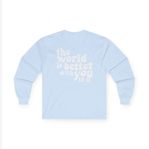 Better With You Long Sleeve T-Shirt (Light Blue)