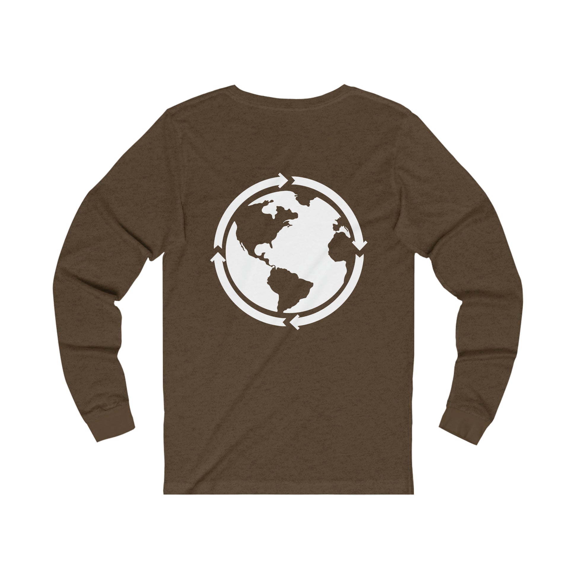 For Everybody Signature Long Sleeve Shirt (Brown) - For Everybody LLC