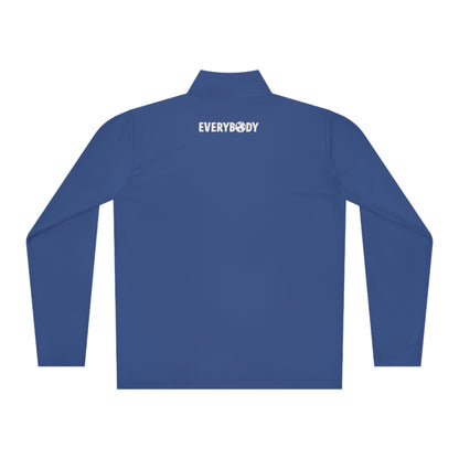 For Everybody Signature Quarter-Zip Pullover (Blue) - For Everybody LLC