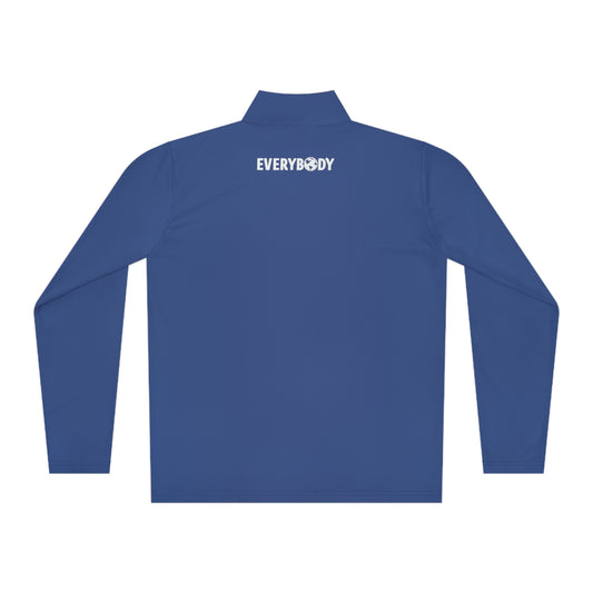 For Everybody Signature Quarter-Zip Pullover (Blue) - For Everybody LLC