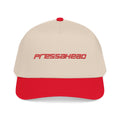 PRESS AHEAD Core Logo Hat (Natural/Red)