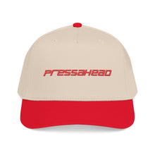 Load image into Gallery viewer, PRESS AHEAD Core Logo Hat (Natural/Red)
