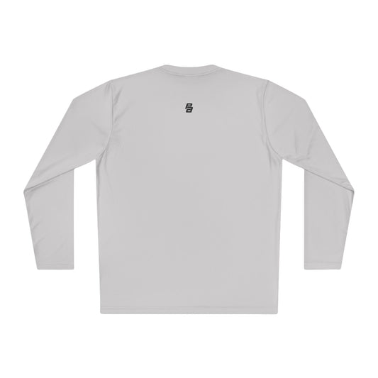 PRESS AHEAD Performance Long Sleeve T-Shirt (Silver)