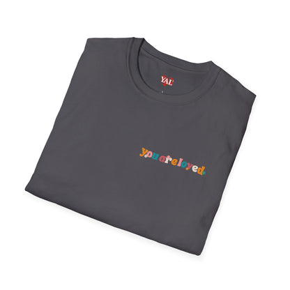 YouAreLoved Flowers T-Shirt (Charcoal)
