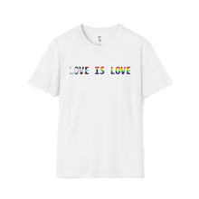 Load image into Gallery viewer, Love is Love PRIDE T-Shirt (White) - For Everybody LLC
