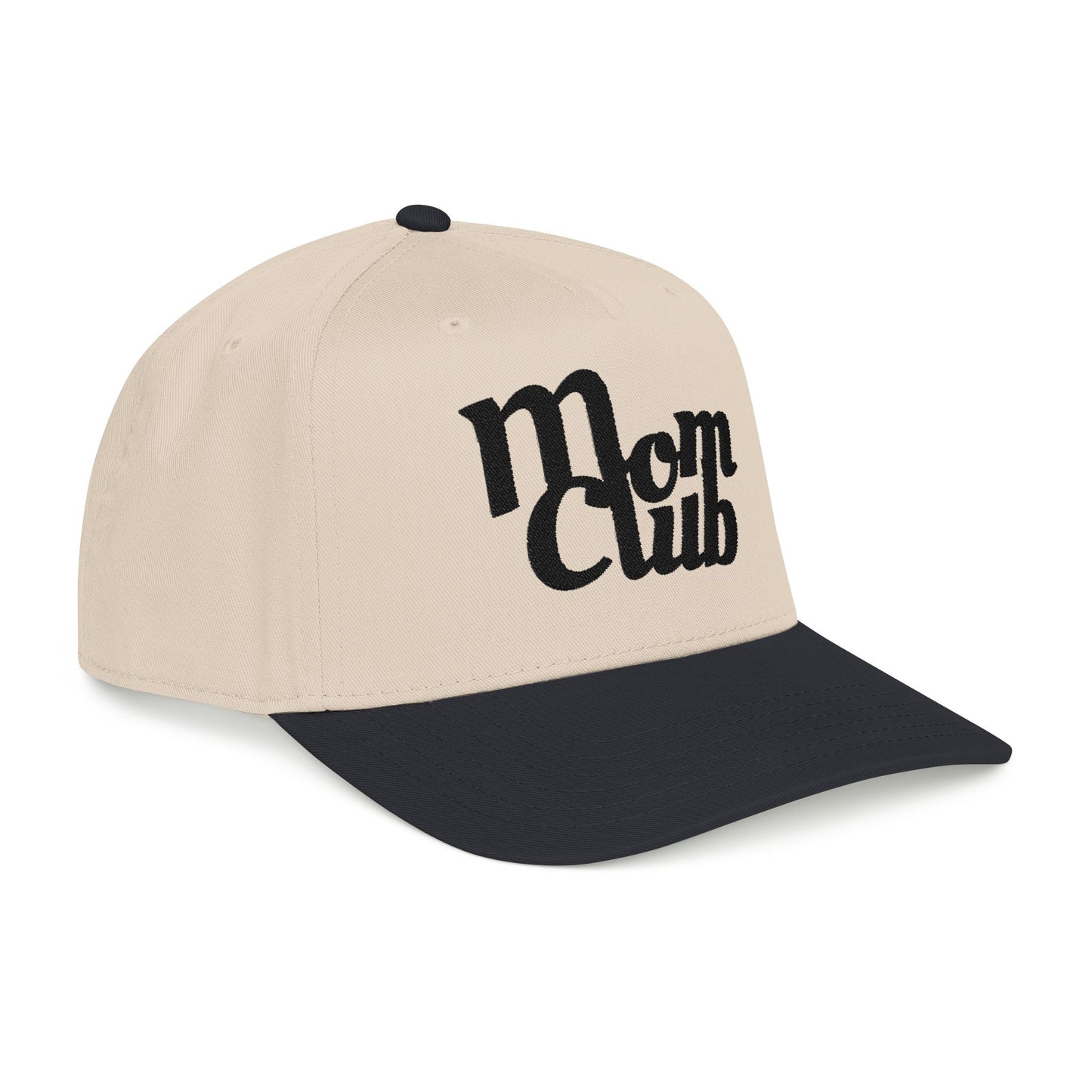 Mom Club Core Logo Hat (Natural/Black)