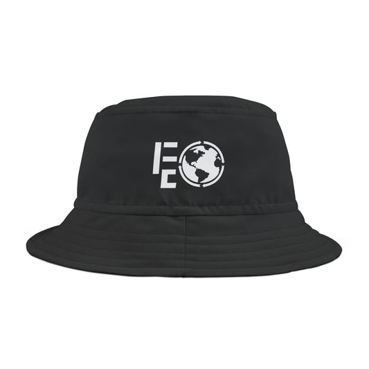 FE Bucket Hat (Black/White)