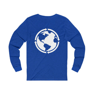 For Everybody Signature Long Sleeve Shirt (Blue) - For Everybody LLC