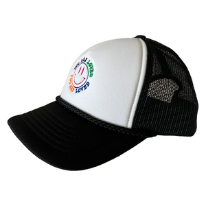 Smiley YAL Trucker Hat (Black/White)