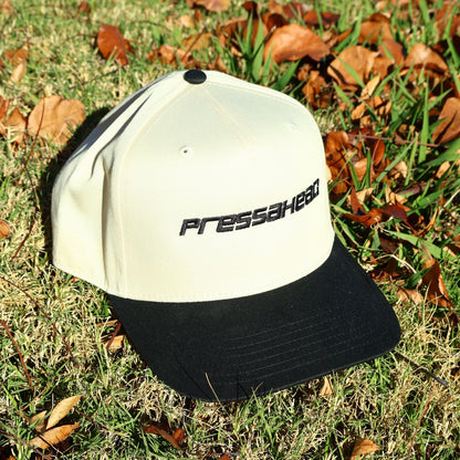 PRESS AHEAD Core Logo Hat (Natural/Black)
