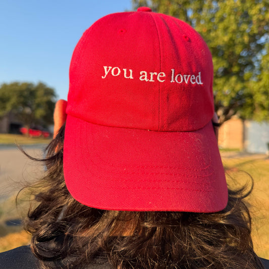 YouAreLoved Dad Hat (Red)