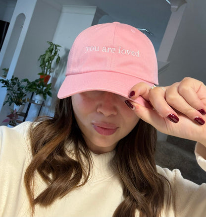 YouAreLoved Dad Hat (Pink)